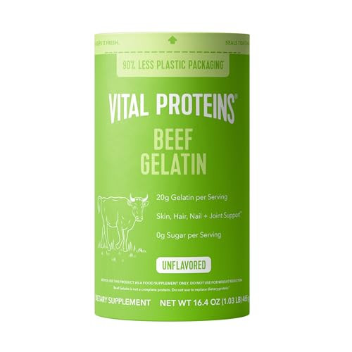 Vital Proteins Beef Gelatin Powder - Grass-Fed 16.4 oz | Amazon (US)