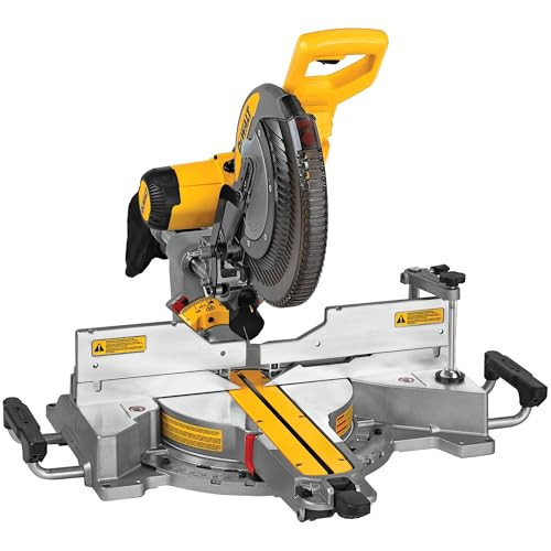 DEWALT Miter Saw, 12 Inch Double Bevel Sliding Compound Miter Saw, Includes Blade Wrench and Clamp, Increased Crosscut Capacity, Powerful 3800 RPM Motor 15 Amp (DWS779) | Amazon (US)