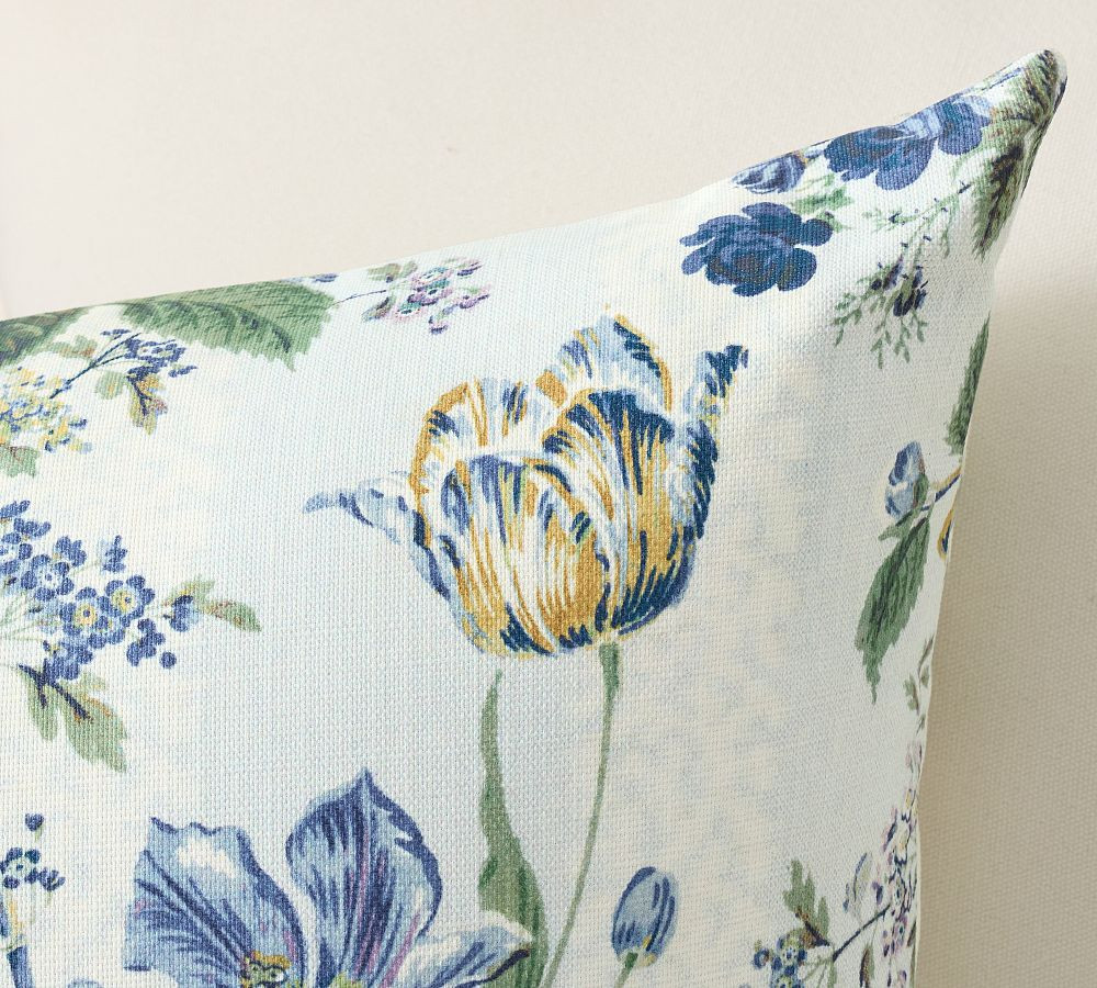 Arden Printed Reversible Outdoor Pillow | Pottery Barn (US)