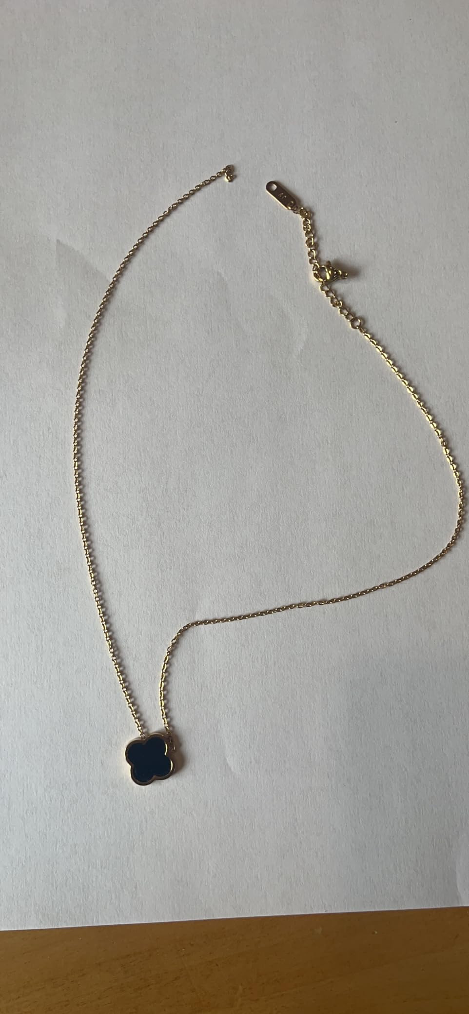 Unique Four Leaf Clover Necklace for Women Girl White Black Blue Red Lucky Clover Pendant,18K Gol... | Amazon (US)