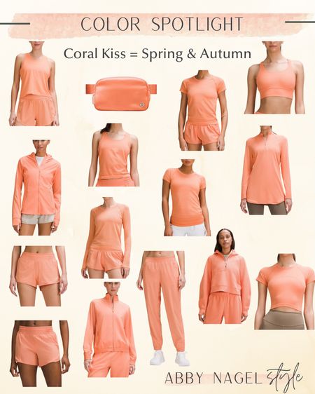 Coral Kiss at Lululemon 
🍁🌷

#LTKfitness #LTKfindsunder100 #LTKfindsunder50