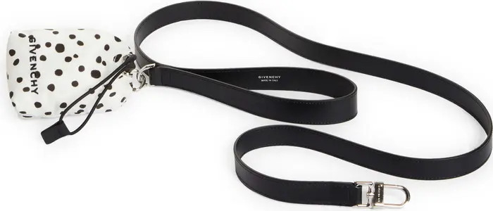 Givenchy Disney x Givenchy '101 Dalmatians' Leather Dog Leash with Nylon Waste Bag Holder | Nords... | Nordstrom