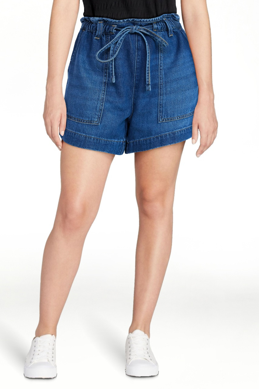 Time and Tru Women's Drapey Utility Shorts, 4" Inseam, Sizes XS-XXXL | Walmart (US)