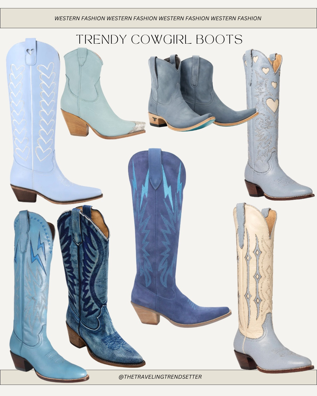 Trendy cowgirl boots, cowboy boots, blue boots, shoes for summer country concert outfit CMA fest


#LTKStyleTip #LTKShoeCrush #LTKSummerEdit