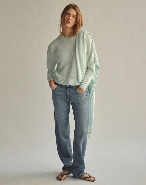 The Dean Easy Straight Jean in Airy Denim | Madewell