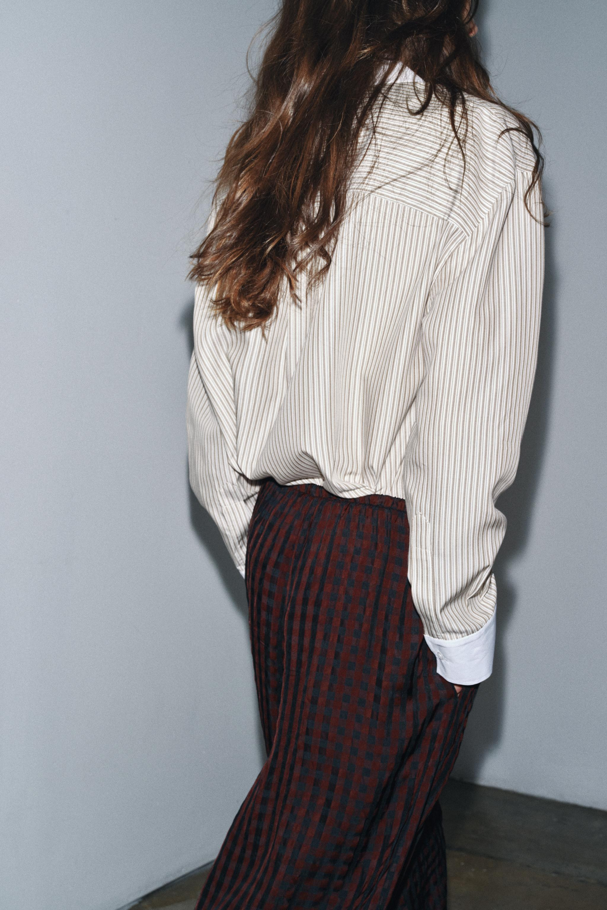 GINGHAM BLOOMER TROUSERS ZW COLLECTION | Zara UK