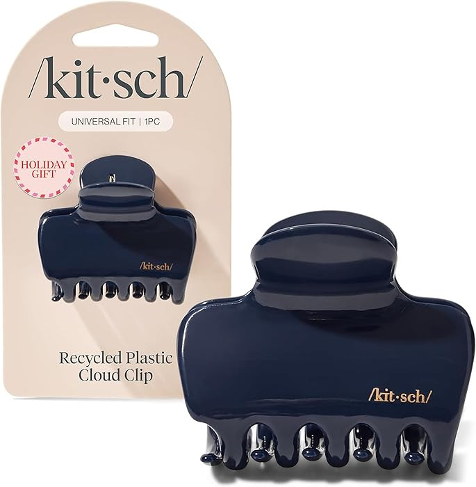 Kitsch Medium Hair Clips for Women – Strong Hold Claw Clips for Thick or Thin Hair – Recycled... | Amazon (US)