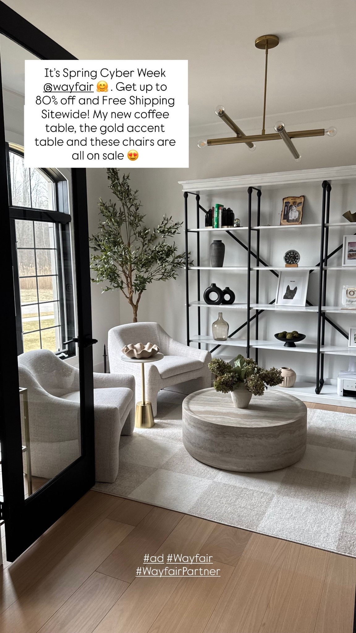 #ad It’s Spring Cyber Week at @Wayfair ! Get up to 80% off and Free Shipping Sitewide. My coffee table, accent chairs and office accent table are on sale and so are so many other items in my home! #Wayfair #WayfairPartner

#LTKSaleAlert #LTKHome