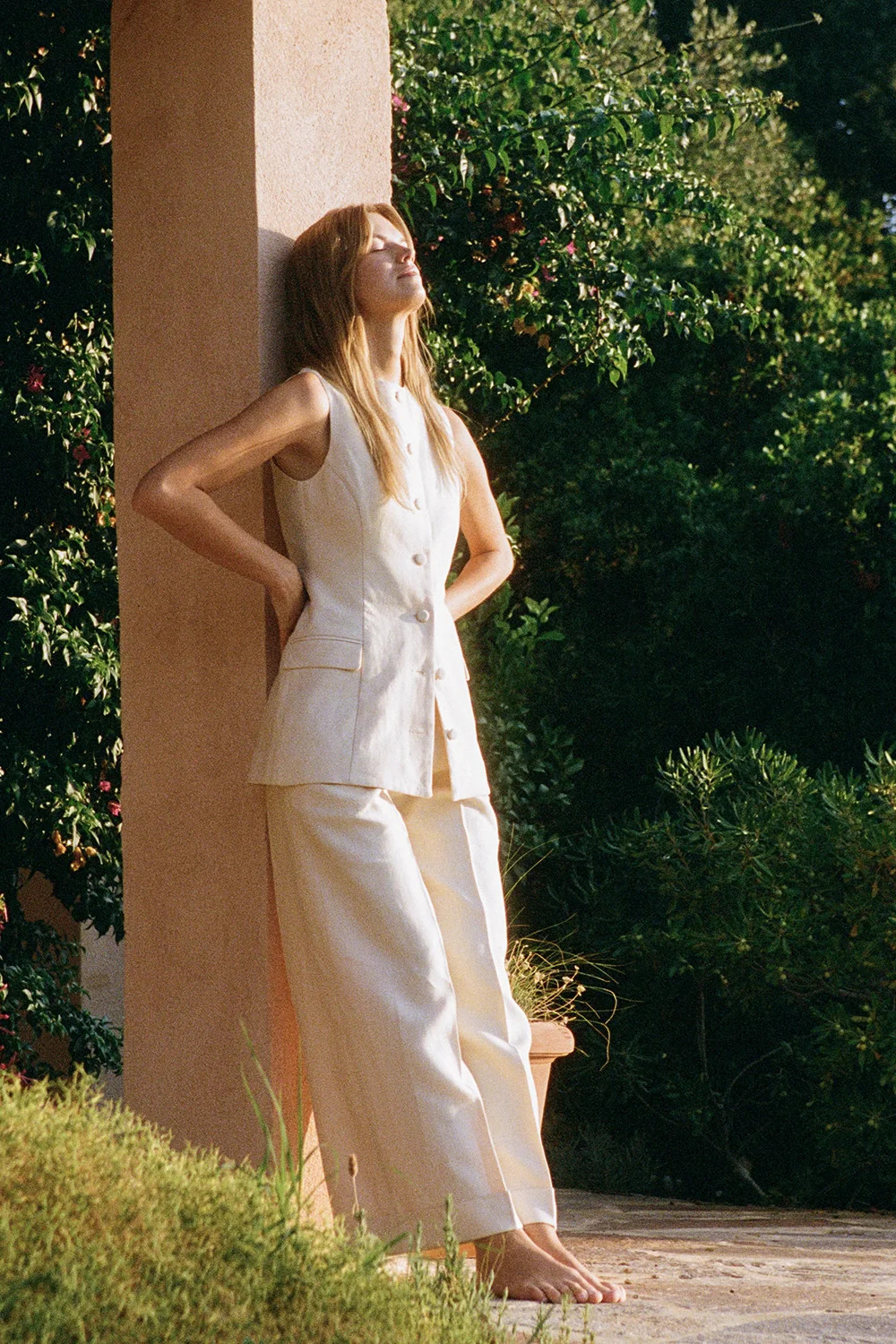 Jane Vest Butter | Faithfull (AU)