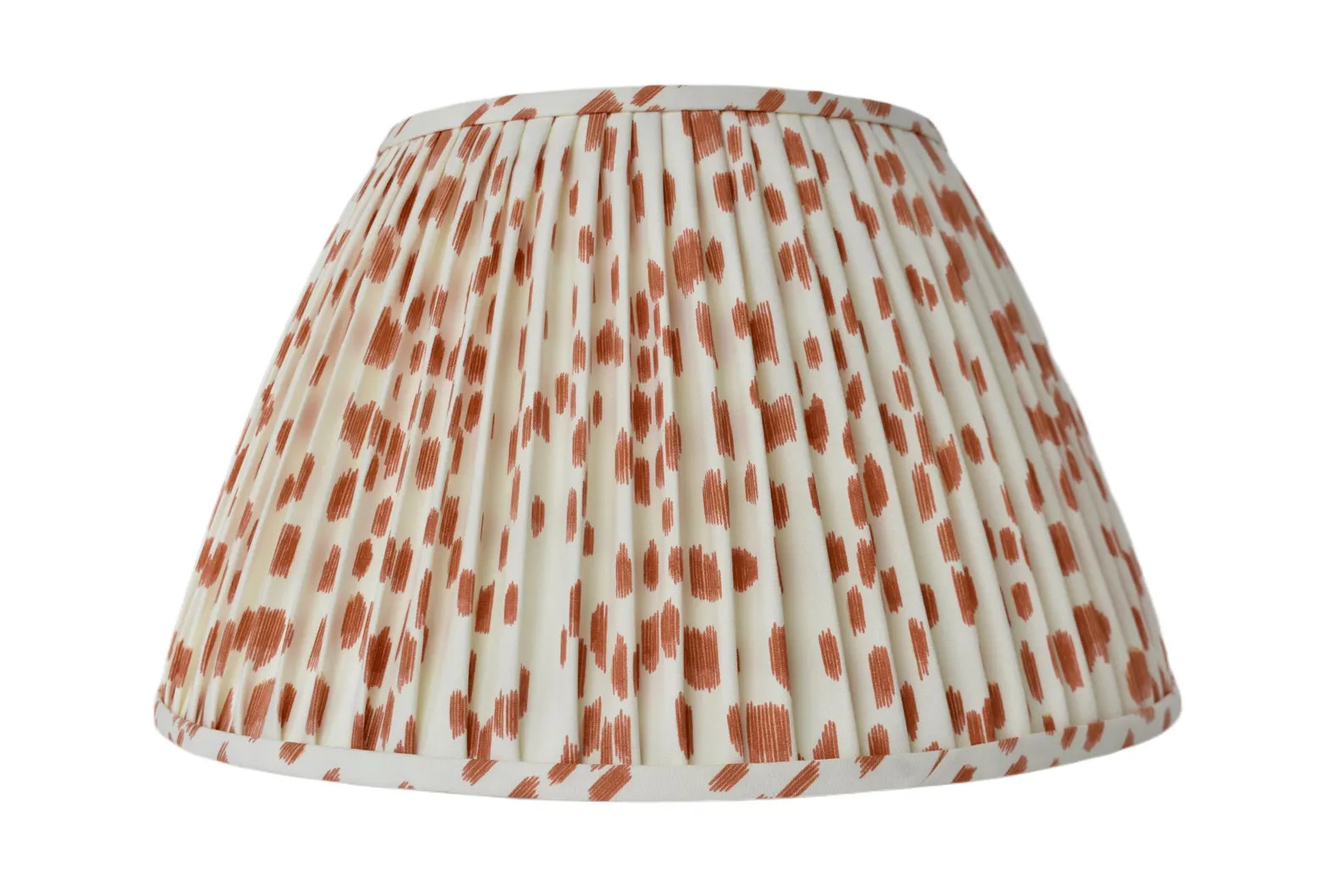 Tangerine Les Touches Pleated Lampshade: Floral Sconce Chandelier Shade | Etsy (US)