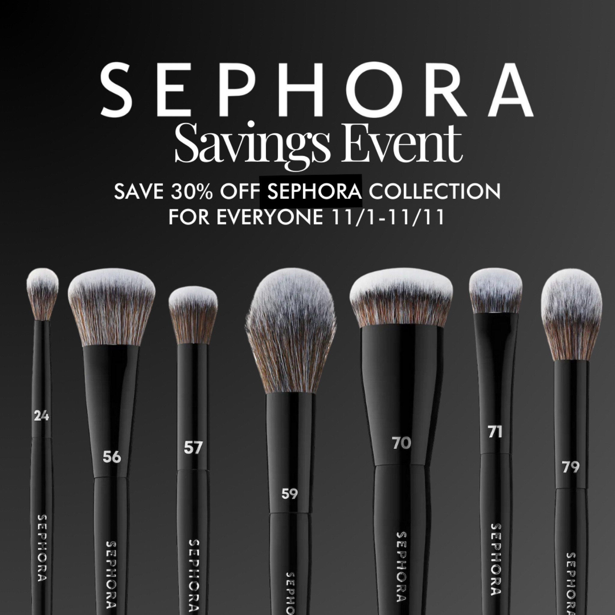 My favorite Sephora Collection brushes are 30% off until 11/11 🖤 

#LTKGiftGuide #LTKCyberWeek #LTKBeauty