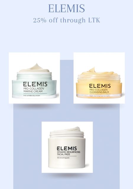 Elemis London skincare sale. Elemis 25% off. Elemis LTK Sale picks. LTK Fall Sale. Skincare sale

#LTKsalealert #LTKbeauty #LTKSale