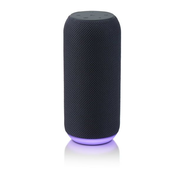 onn. Medium Rugged Bluetooth Speaker with LED Lighting, Grey - Walmart.com | Walmart (US)