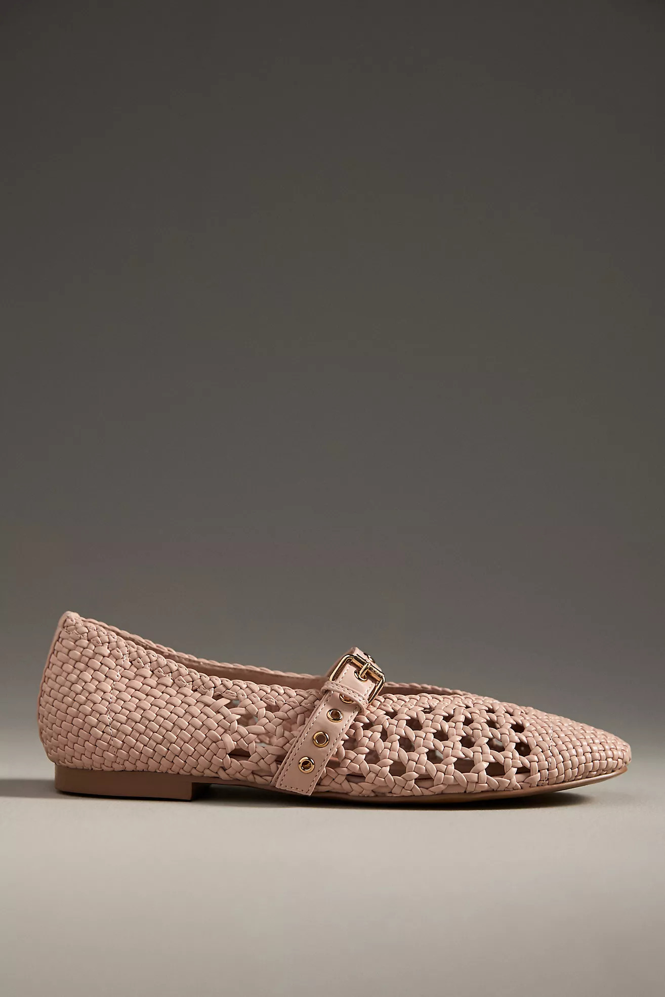 Bibi Lou Woven Moto Ballet Flats | Anthropologie (US)