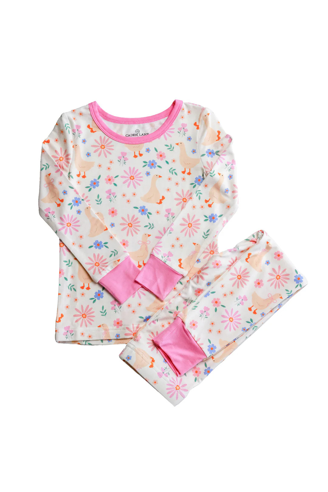 Two Piece Bamboo Pajama Set | Loosey Goose | Caden Lane