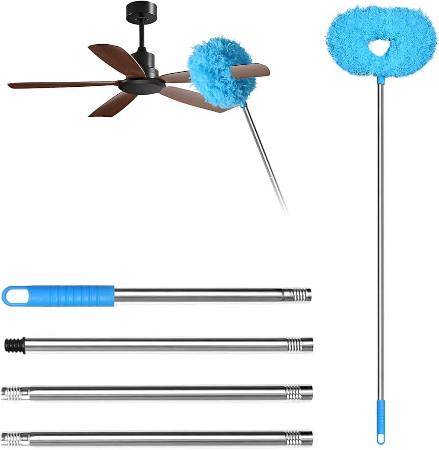 Storystore Ceiling Fan Cleaner Duster - Bendable and Adjustable Long Handle Feather Duster Kit, F... | Amazon (US)