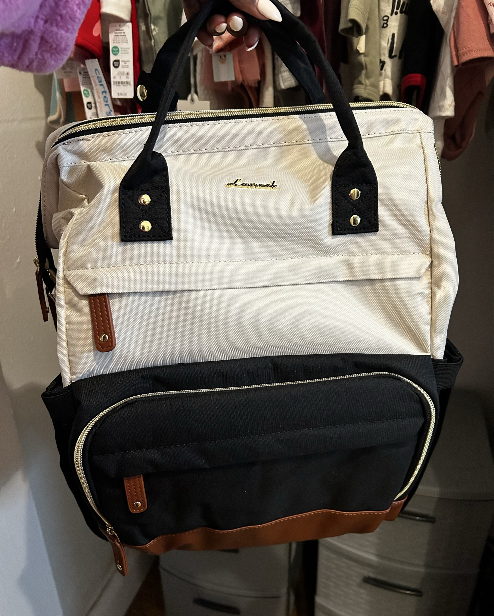 So excited to wear this with baby girl. It’s classy and stylish without looking like a regular “diaper” bag 💅🏿💗👜

#LTKBaby #LTKTravel #LTKSpringSale