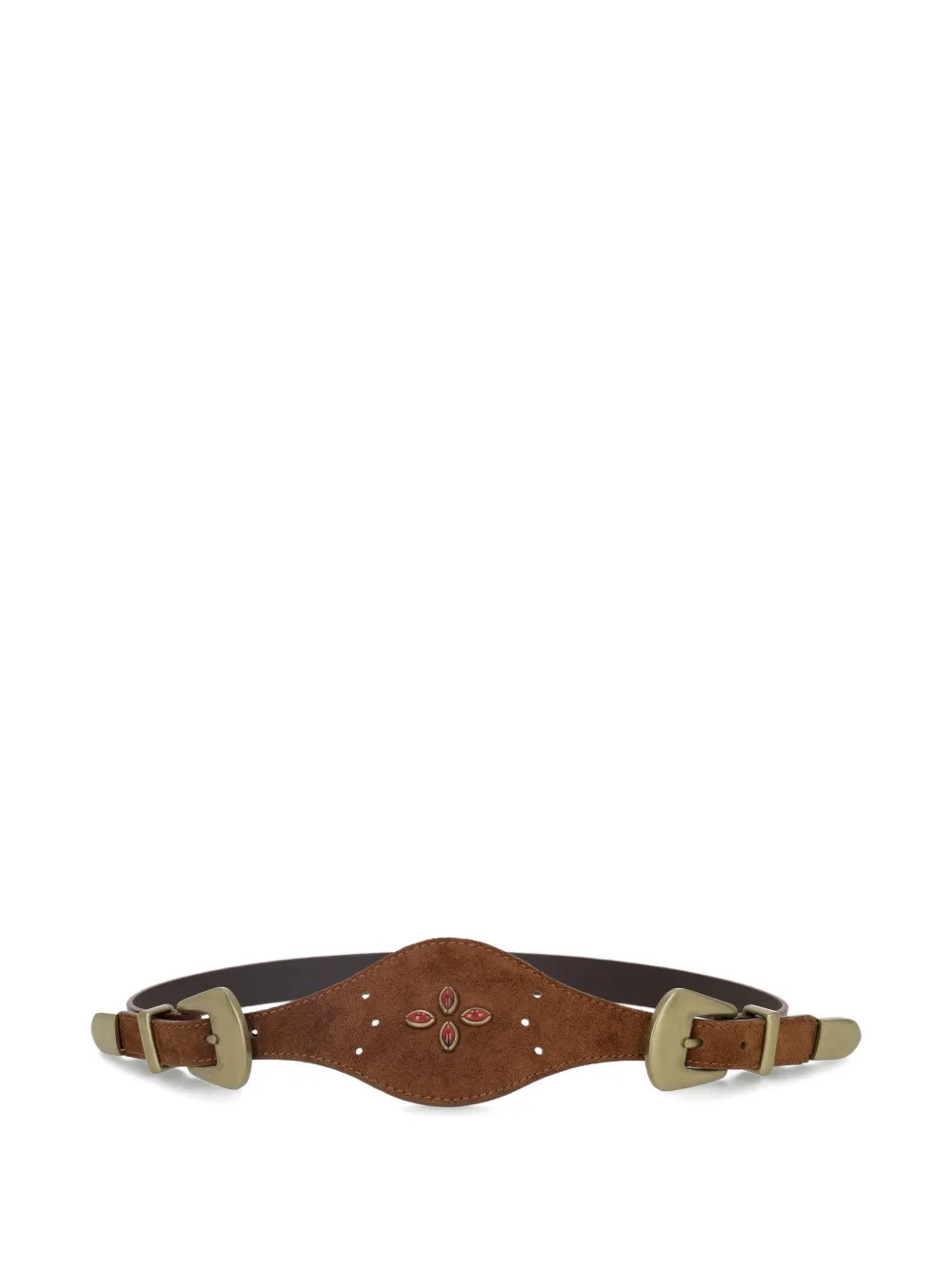 Temple studded leather belt | Farfetch Global