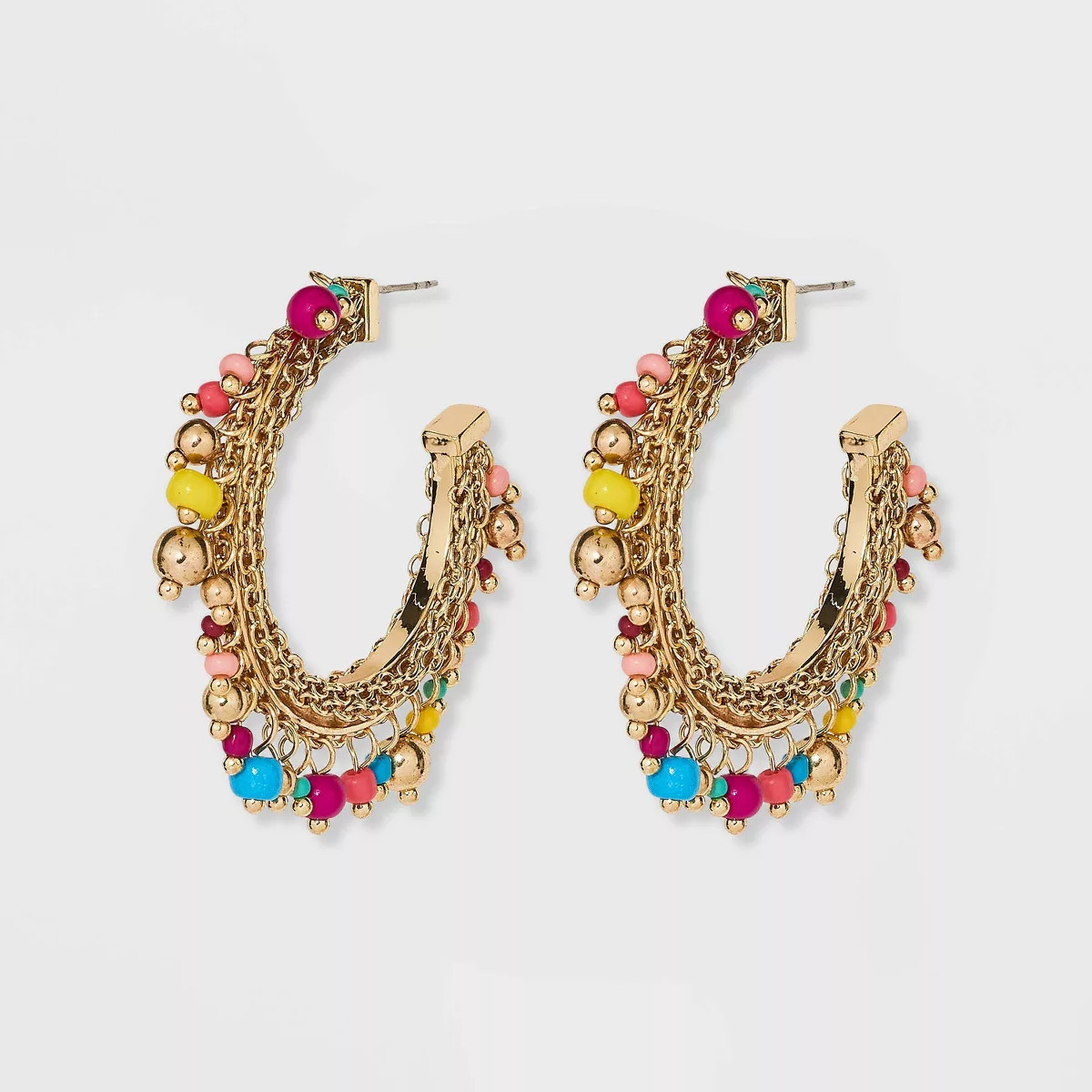 SUGARFIX by BaubleBar Beaded Hoop Statement Earrings | Target
