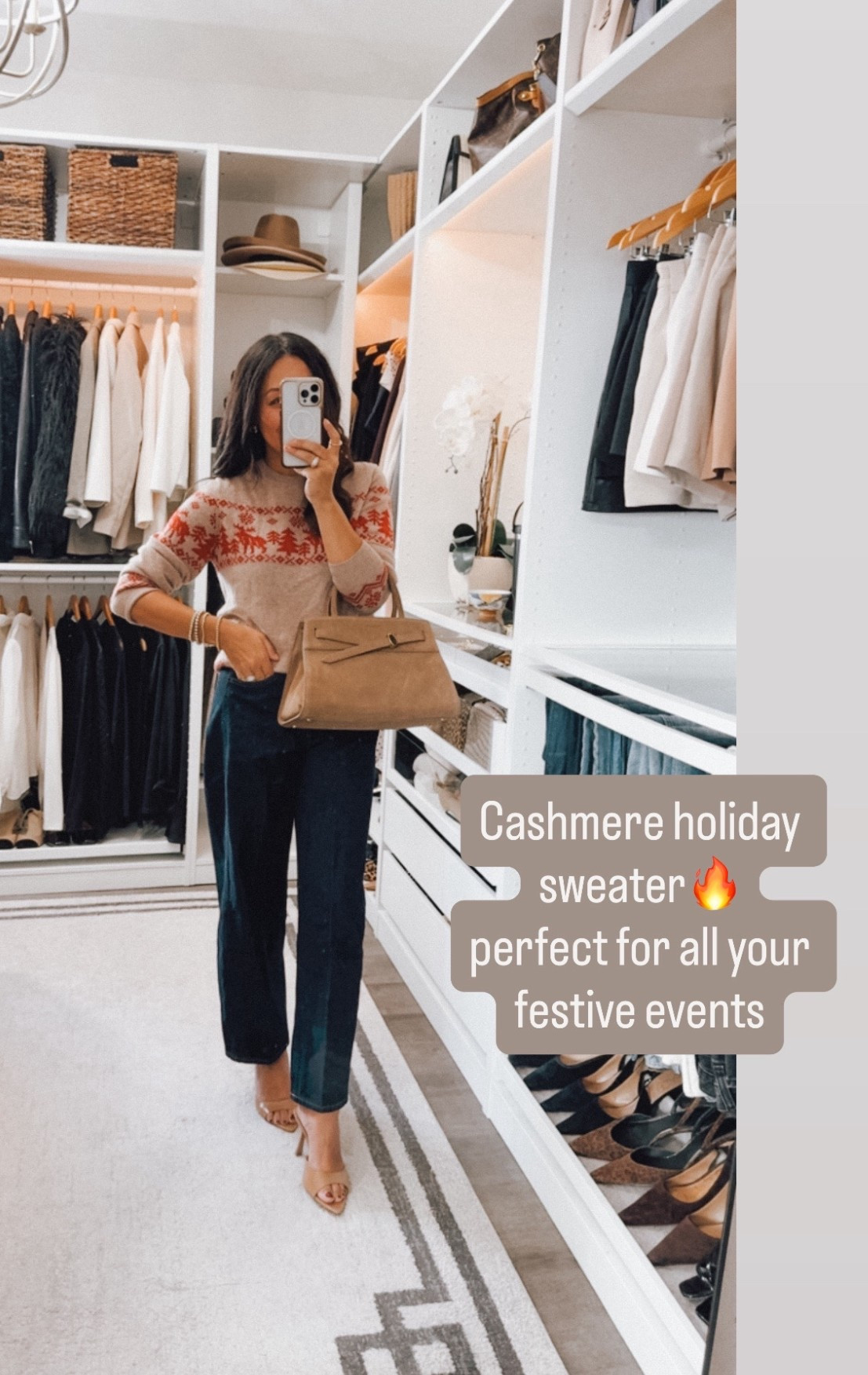 Love this sweater- perfect for all upcoming holiday events- Christmas light tour, ornament exchange, work, sweater parties🎊 fits TTS wearing a small 

#LTKOver40 #LTKHoliday