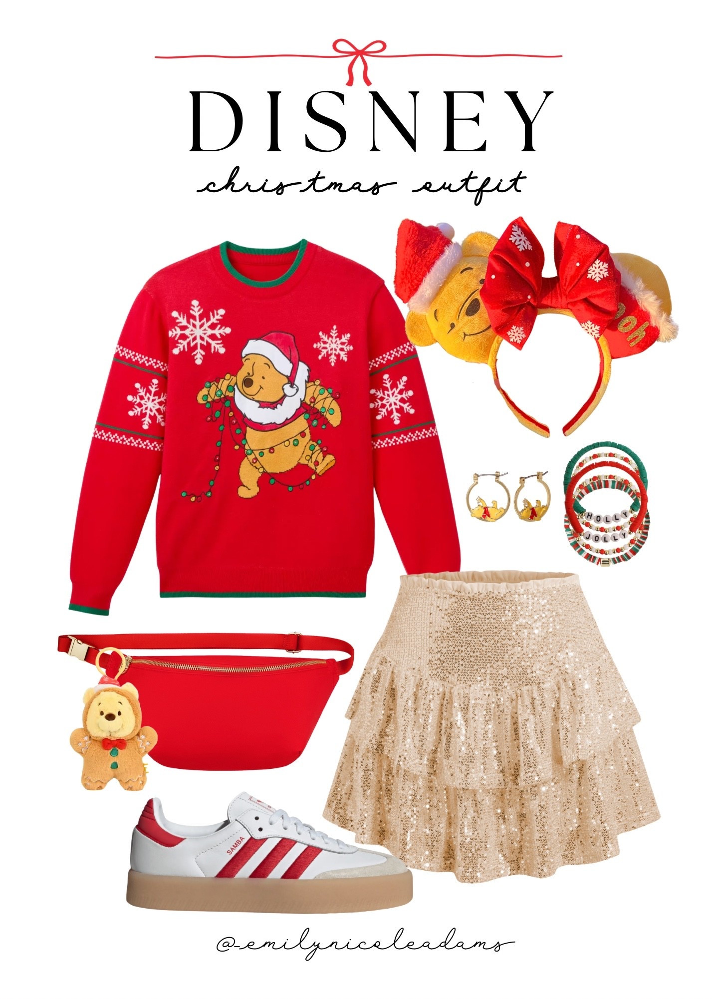 Disney Christmas Outfit❤️ Winnie the Pooh Christmas, Christmas outfit, Disney holiday, Disney Christmas, Disney Christmas ootd, Magic kingdom, magic kingdom style, Disney lover, Disney trip 

#LTKHoliday #LTKSeasonal #LTKSaleAlert