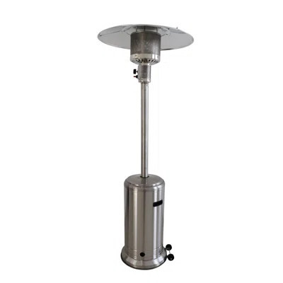 46000 Patio Heater Stainless Steel - Gray, Enhance Outdoor Comfort Propane Steel, Offer Warmth Freely | Wayfair North America