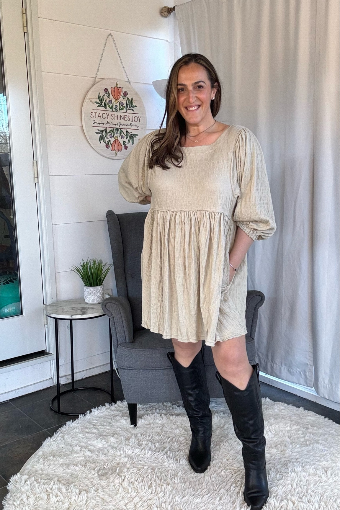 Free people babydoll dress! I sized down to a medium and it’s still roomy and comfortable!

#LTKstyletip #LTKmidsize #LTKfindsunder100