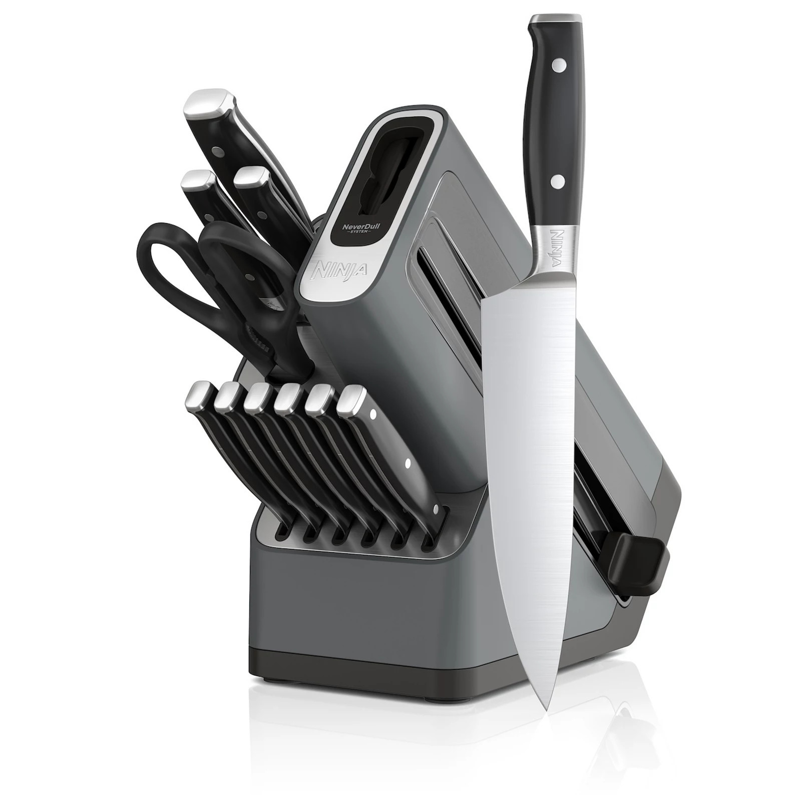 Ninja Foodi NeverDull Premium 12-pc. Knife Block Set with Built-in Sharpener System, Multi | Kohl's