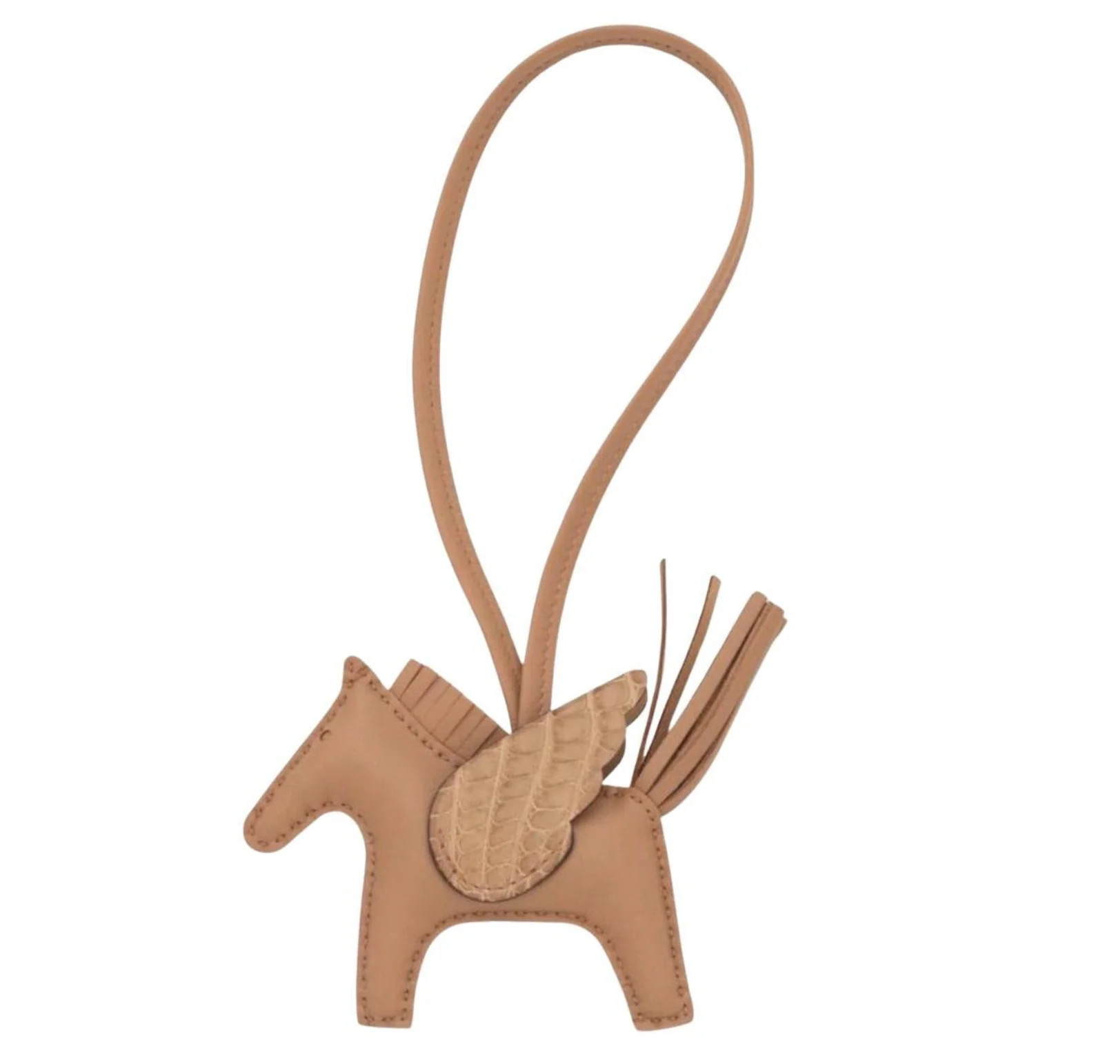 Hermes Gold Pegasus Rodeo touch Alligator Charm | Italist.com US