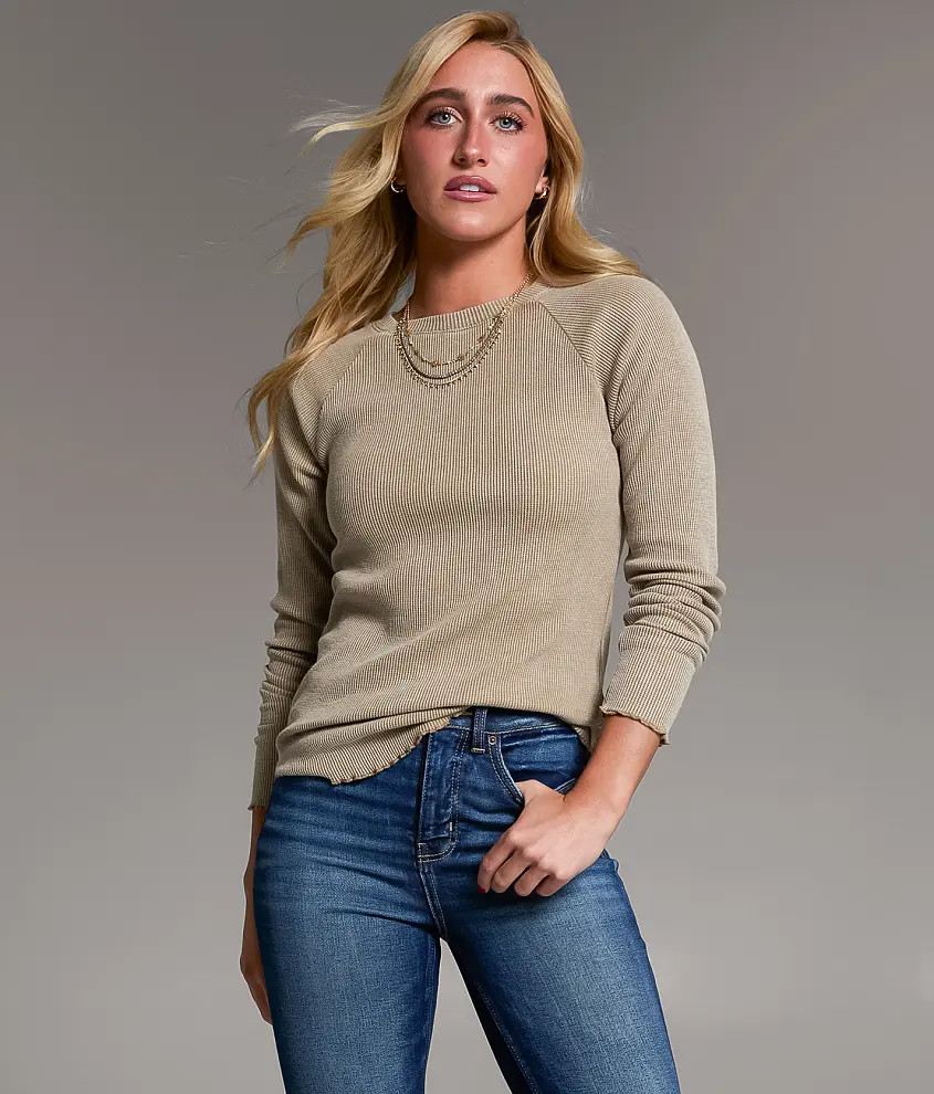 Waffle Knit Top | Buckle