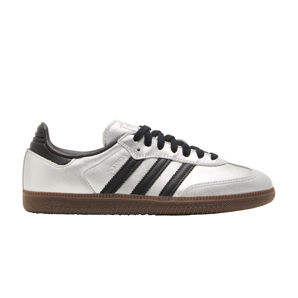 Adidas Wmns Samba 'Silver Metallic Black Gum' | Women's Size 9.5 | GOAT