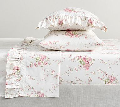 LoveShackFancy Antique Floral Printed Sheet Set | Pottery Barn (US)