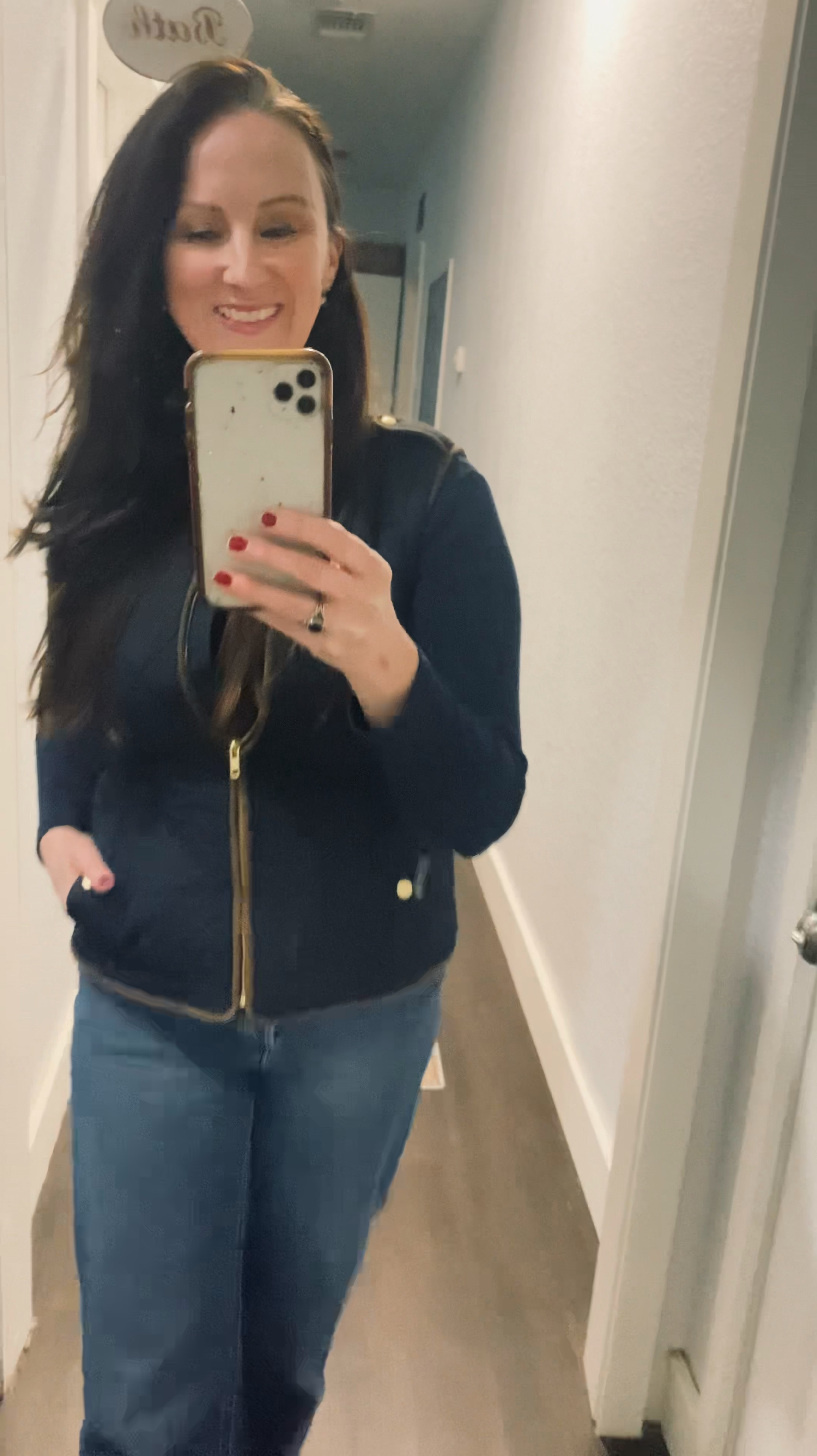 Get your cowgirl core on! 
•Long sleeve navy tee: Talbots 
•Zipper vest: Talbots 
•Wide leg jeans: Hudson Jeans
•Ankle booties: Amazon
•Wool boot socks: Amazon

Perfect winter to spring outfit! Casual date night outfit. 


#LTKWorkwear #LTKOver40 #LTKSpring