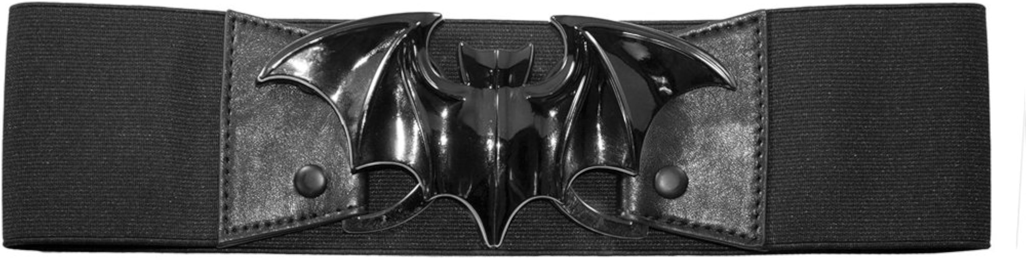 kreepsville 666 Elastic Waist Belt Bat Silver Elastic Split Buckle Fastening | Amazon (US)