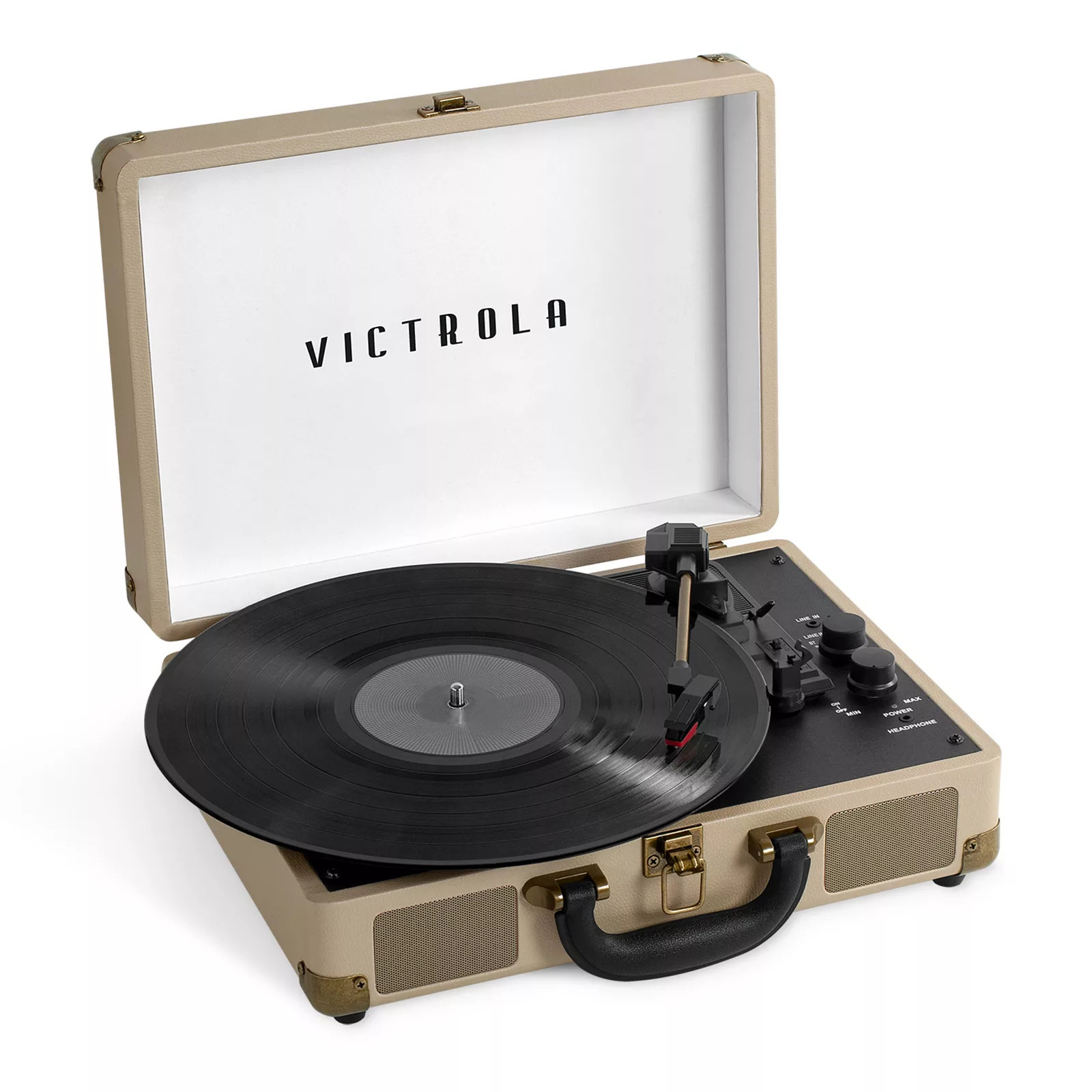 Victrola Journey + Record Player Nougat, Med Pink | Kohl's