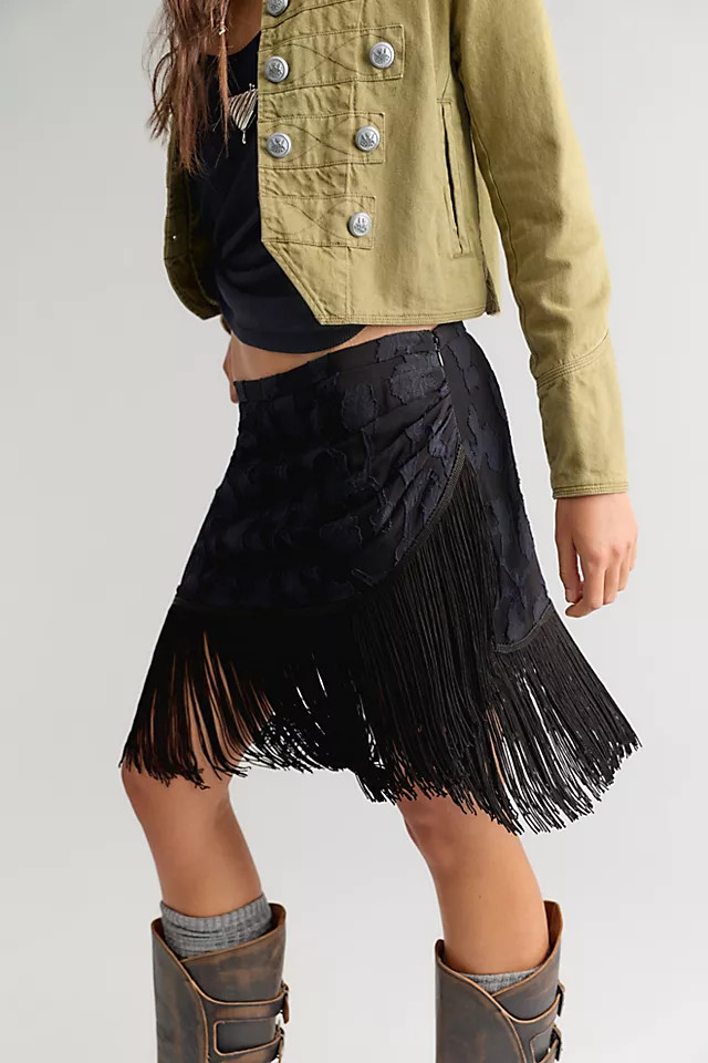 Nigel Preston Micro Mini Fringe Skirt | Free People (Global - UK&FR Excluded)