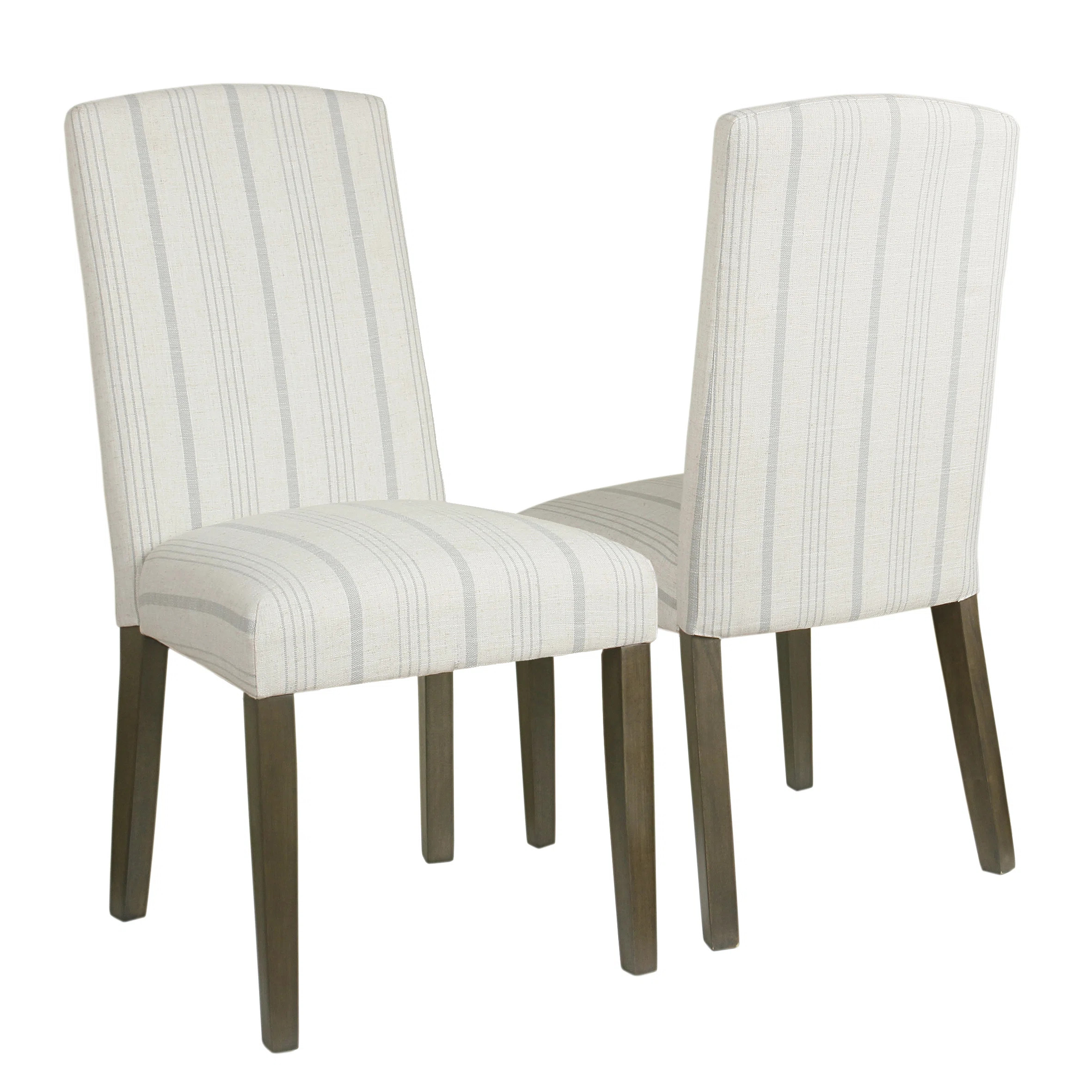 Classic Striped Parsons Dining Chairs (Set of 2) | Wayfair North America