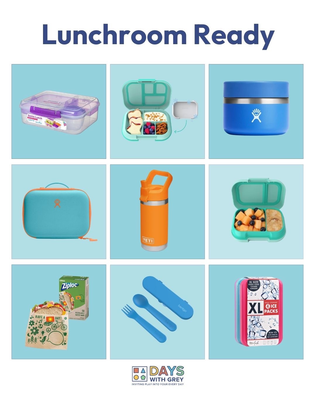 Items to make packing lunches a little bit easier! This lunchbox is so sleek and we love the different containers to pack in. 

#LTKKids #LTKFamily #LTKSeasonal