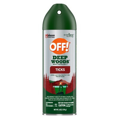 OFF! Deep Woods Tick Insect Repellent Bug Spray 25% DEET - 6oz | Target