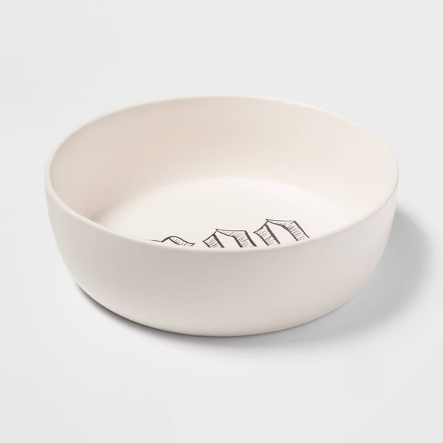 213oz Stoneware 'Boo' Serving Bowl - Threshold™ | Target