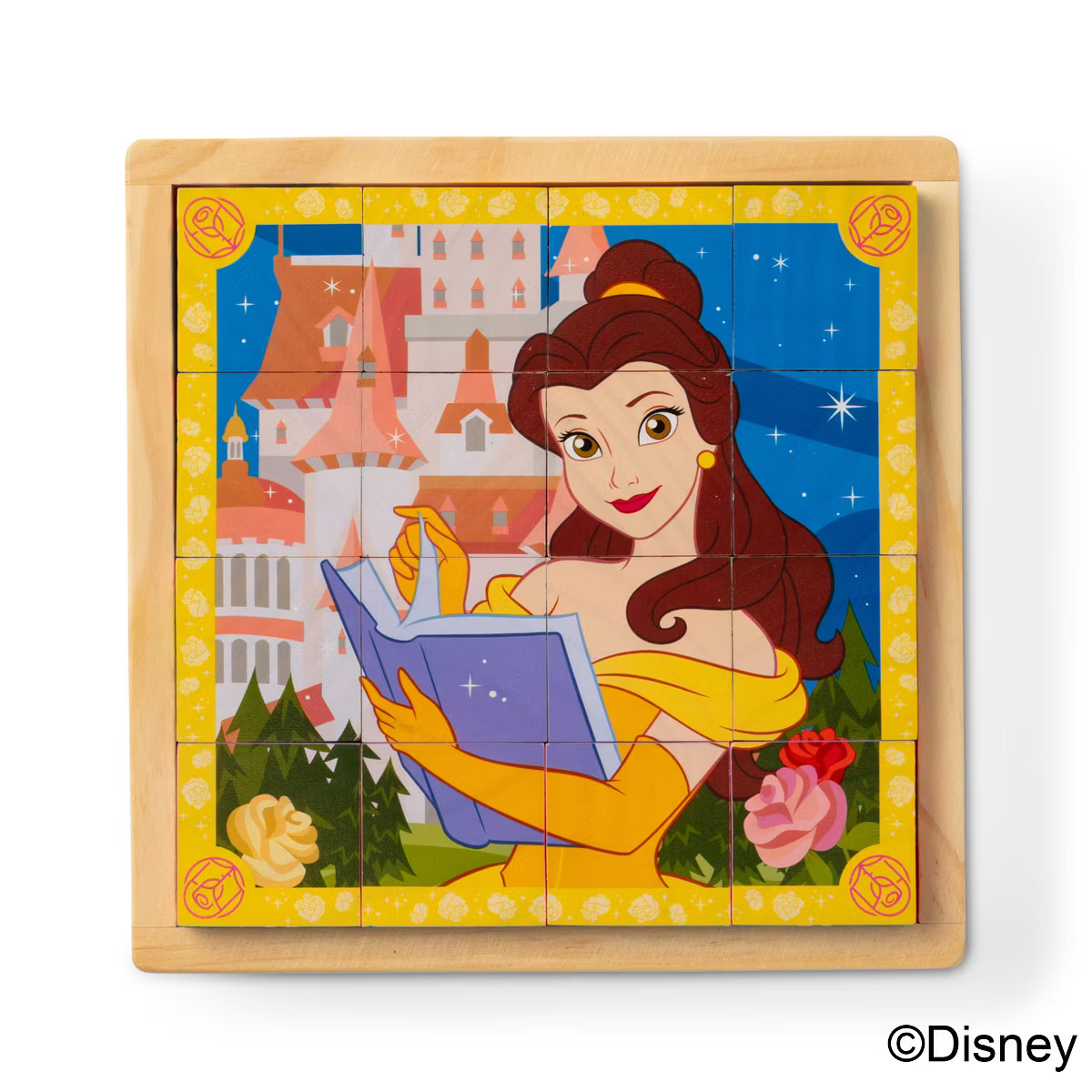 Melissa & Doug Disney Princess Wooden Toy Cube Puzzle Blocks: Educational Memory Skills, Fantasy ... | Target