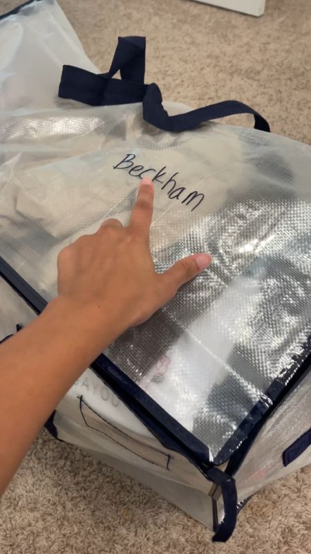 These clear storage bags for perfect for moving and storing things in your attic of garage. I like how they’re clear so you can see through them. 
#storage #amazonfinds #packingtips 

#LTKTravel #LTKHome #LTKFindsUnder50