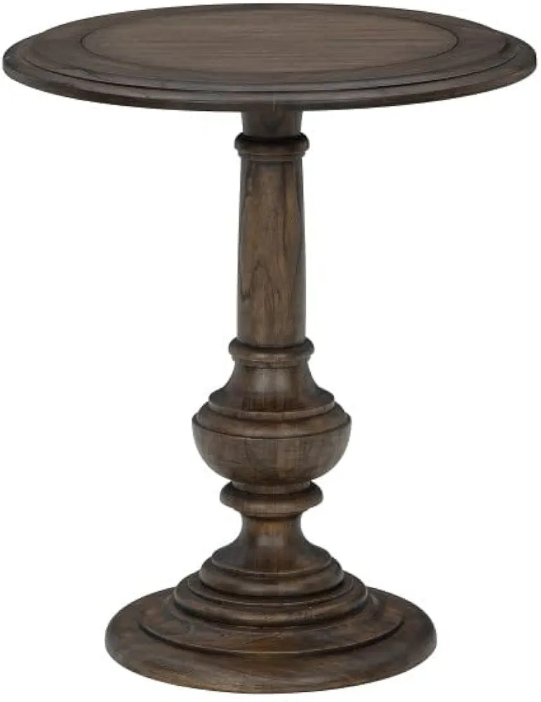 Hekman Wellington Estates End Table - Small Round Side Table, Elegant Mid-Century Pedestal Stand ... | Amazon (US)