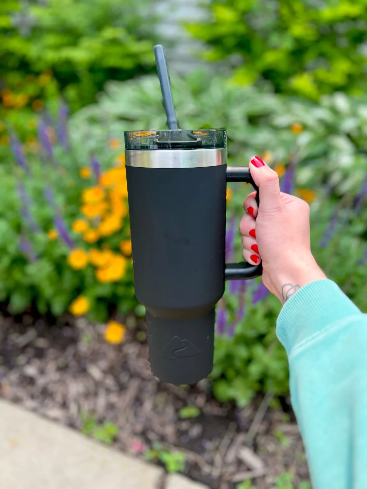 Ozark Trail 40 oz Vacuum Insulated Stainless Steel Tumbler Black