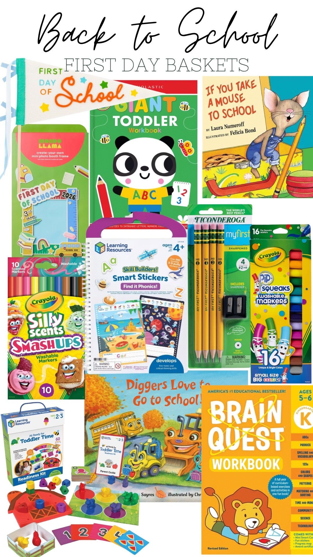 Putting together some back to school baskets for our kids! Activity books, markers, toddler pencils, toddler activity books and more

#LTKmomlife #LTKKids