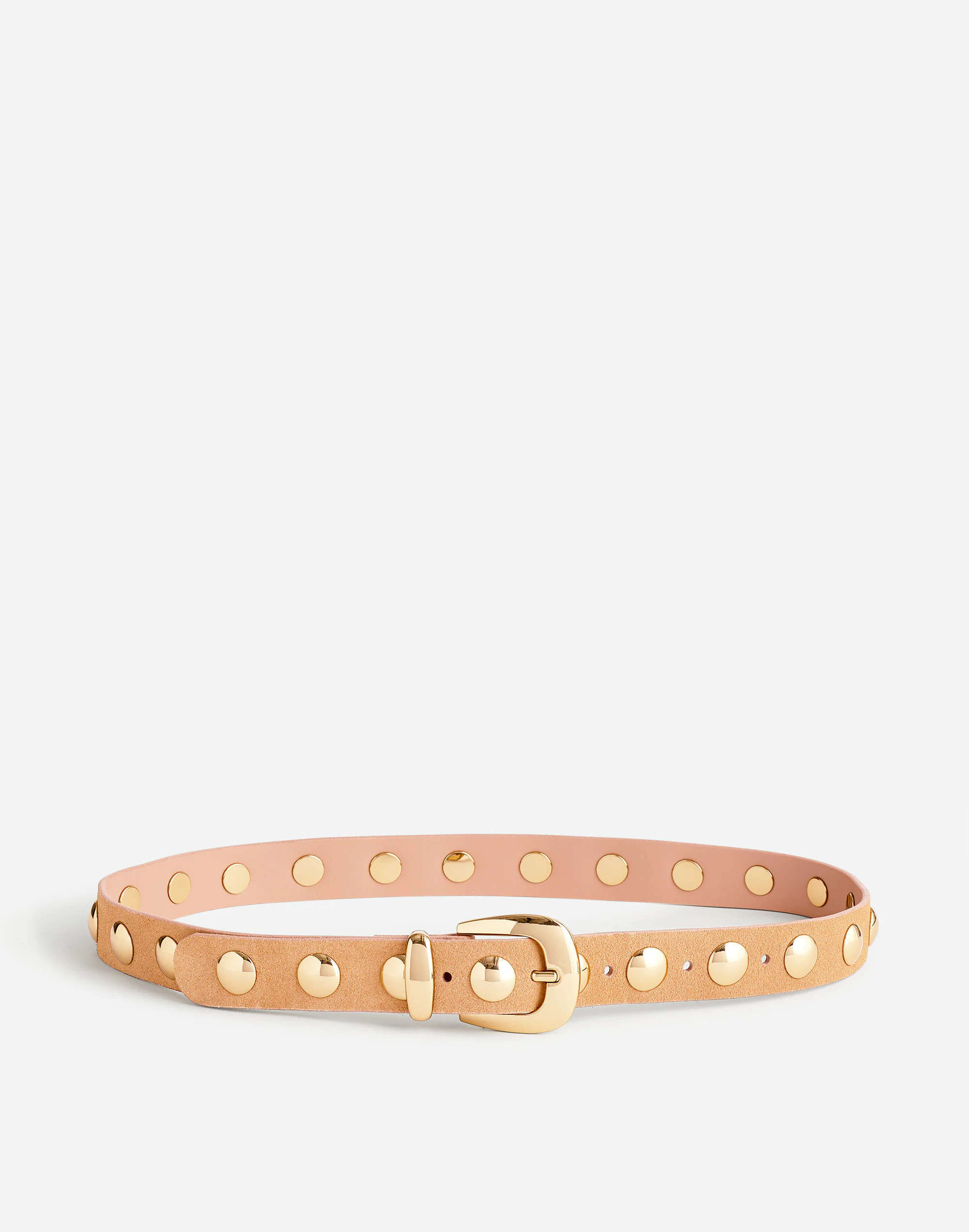 Studded Western Belt in Suede | Madewell