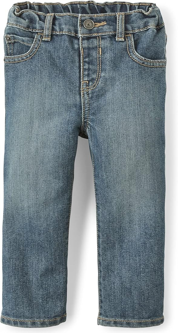 The Children's Place Baby Toddler Boys Basic Bootcut Jeans | Amazon (US)