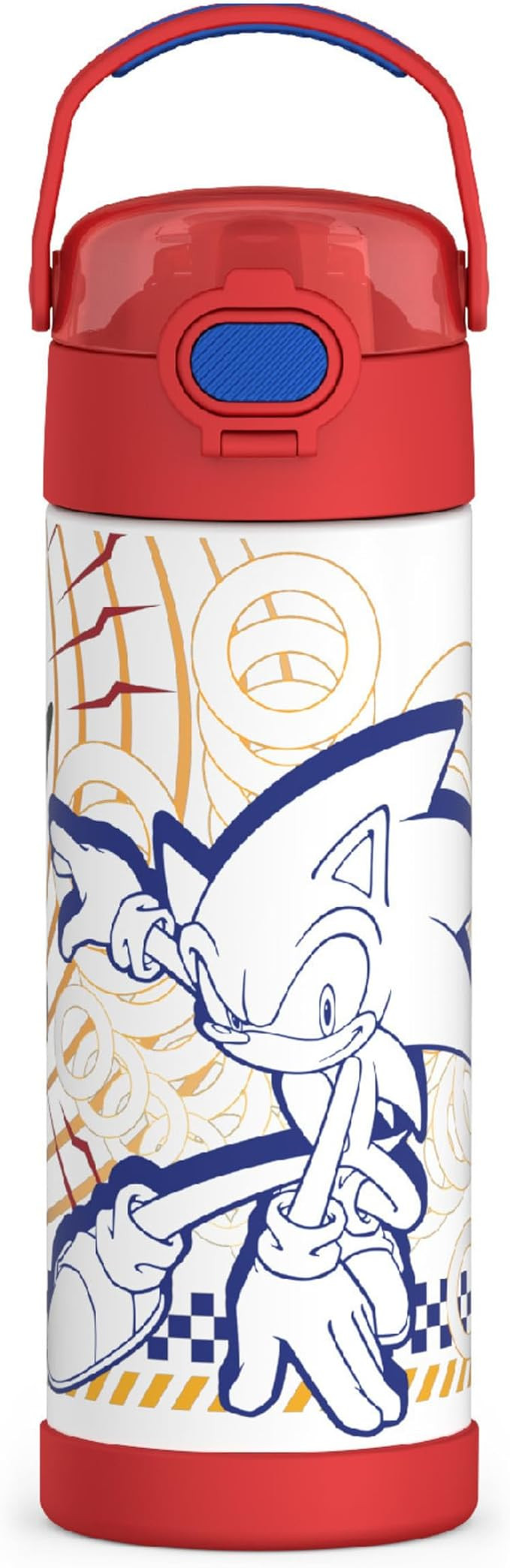 THERMOS FUNTAINER 16 Ounce Stainless Steel Vacuum Insulated Bottle with Wide Spout Lid, Sonic | Amazon (US)