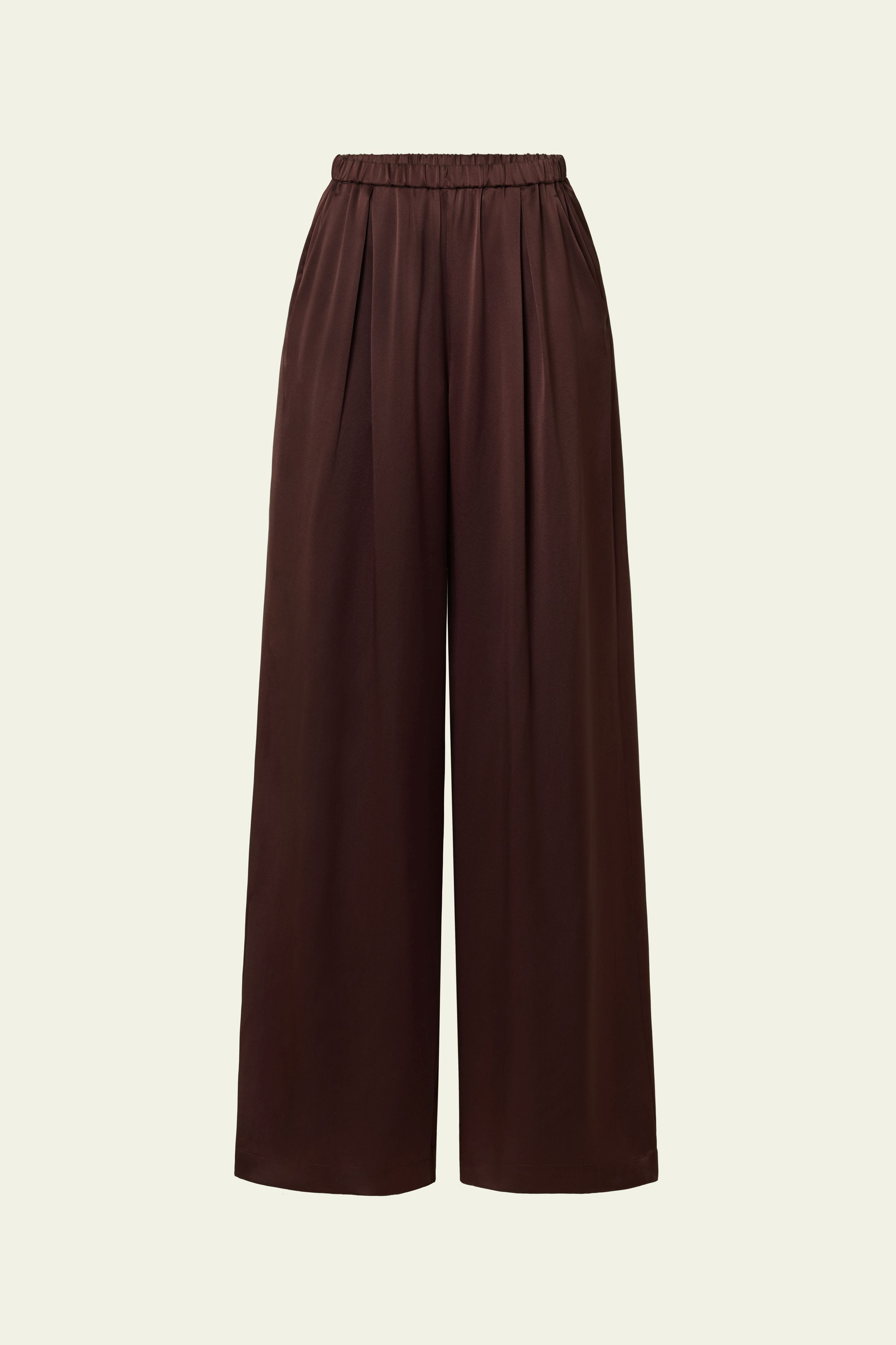 Silk Charmeuse Wide-Leg Pants | LILYSILK