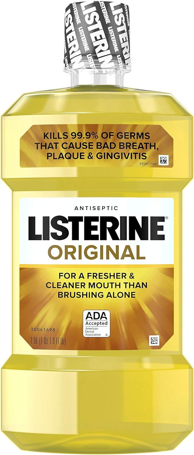 Listerine Original Intense Antiseptic Oral Care Mouthwash to Kill 99.9% of Germs that Cause Bad B... | Amazon (US)